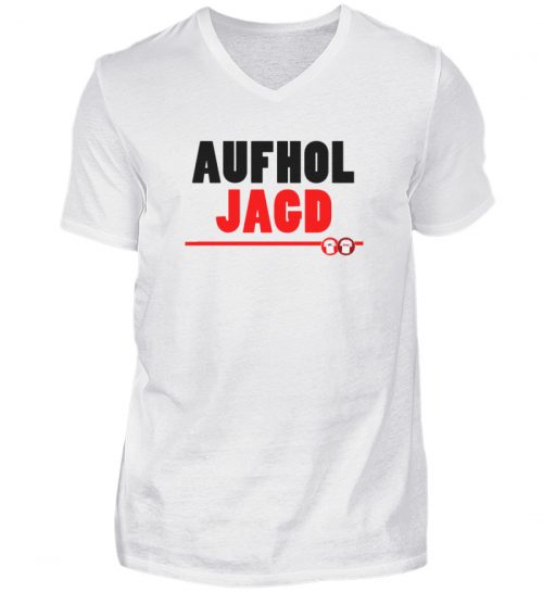 2023/24 Spiel 26 | Leipzig | AUFHOL JAGD – GEHT WEITER| - Herren V-Neck Shirt-3