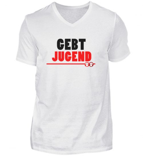 2023/24 Spiel 12 | München | GEBT JUGEND - EINE CHANCE | Herren V-Neck Shirt-3