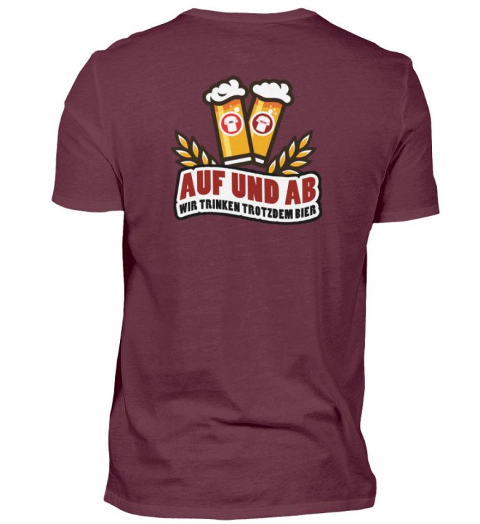 AUF UND AB | Aktionsshirt 2025/26 | Rundhals - Herren Shirt-839
