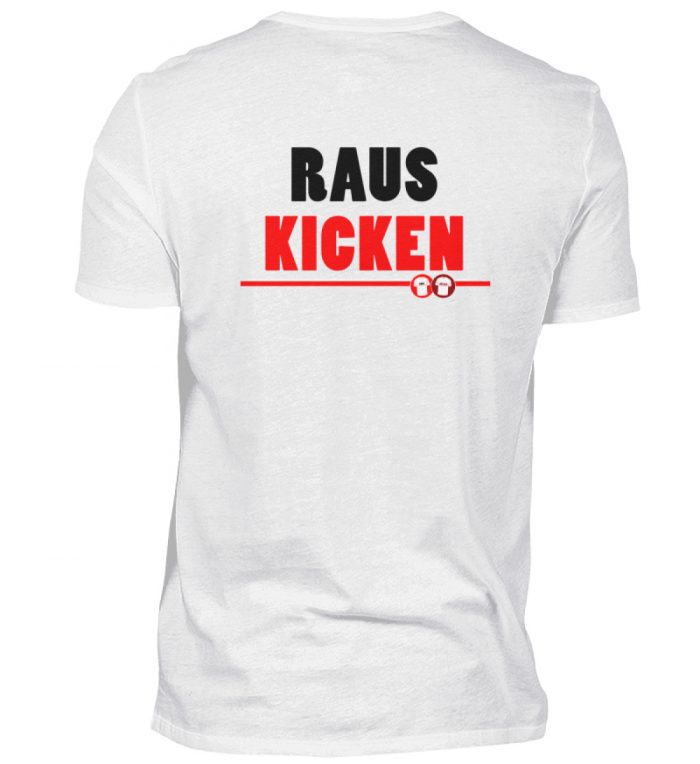 2022/23 Spiel 22 | Wolfsburg | PLASTIK WÖLFE RAUS KICKEN - Herren V-Neck Shirt-3