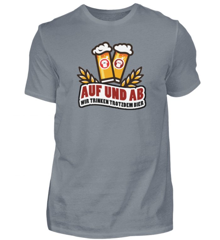 AUF UND AB | Aktionsshirt 2025/26 | Rundhals - Herren Shirt-1157