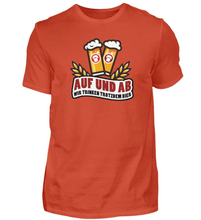 AUF UND AB | Aktionsshirt 2025/26 | Rundhals - Herren Shirt-1236