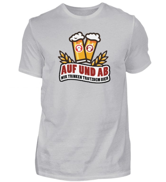 AUF UND AB | Aktionsshirt 2025/26 | Rundhals - Herren Shirt-17