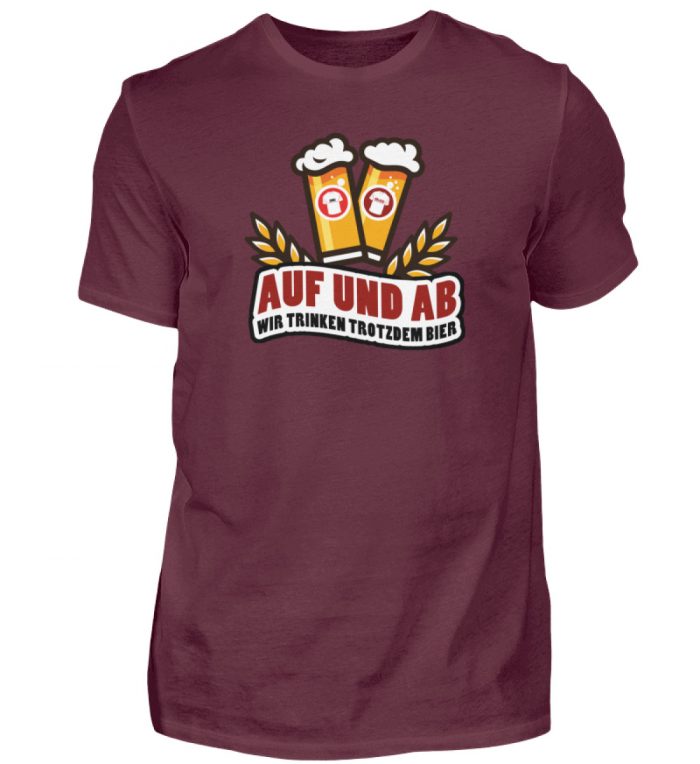 AUF UND AB | Aktionsshirt 2025/26 | Rundhals - Herren Shirt-839