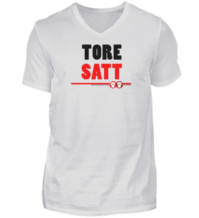 Wolfsburg | TORE SATT - VW PLATT | Sackjeseechterer Edition - Herren V-Neck Shirt-236
