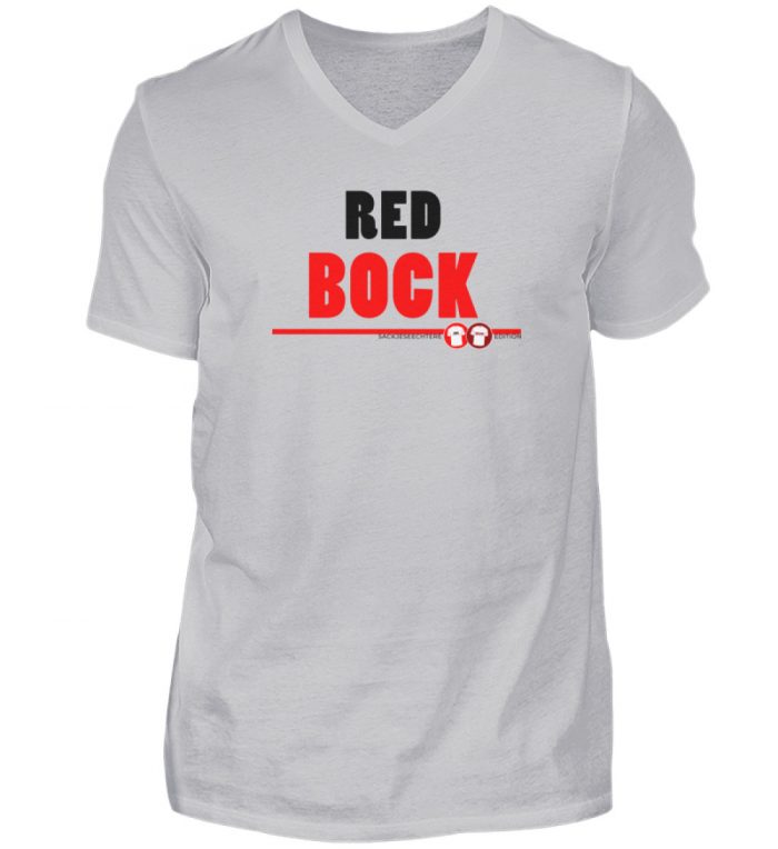 2021/22 Spiel 5 | Leipzig | RED BOCK - VERPASST PRÜGEL | Sackjeseechterer Edition - Herren V-Neck Shirt-17