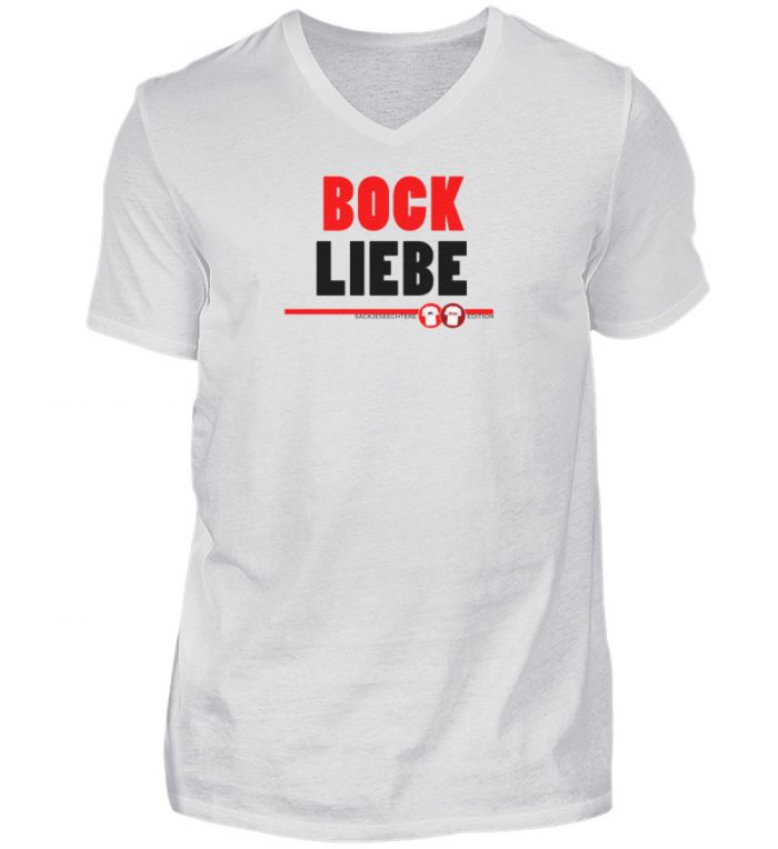 2016/17 Spiel 05 | Leipzig | BOCK LIEBE - BULLEN SEUCHE | Sackjeseechterer Edition - Herren V-Neck Shirt-236