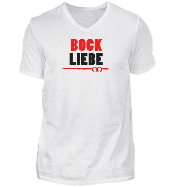 2016/17 Spiel 05 | Leipzig | BOCK LIEBE - BULLEN SEUCHE | Sackjeseechterer Edition - Herren V-Neck Shirt-3