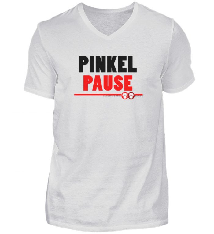 2022/23 Spiel 19 | Leipzig | PINKEL PAUSE - STINKE BRAUSE | Sackjeseechterer Edition - Herren V-Neck Shirt-236