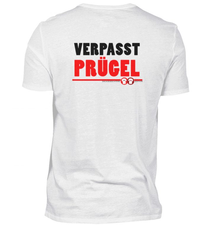 2021/22 Spiel 5 | Leipzig | RED BOCK - VERPASST PRÜGEL | Sackjeseechterer Edition - Herren V-Neck Shirt-3