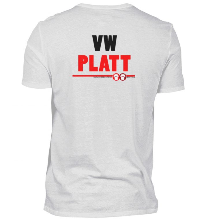 Wolfsburg | TORE SATT - VW PLATT | Sackjeseechterer Edition - Herren V-Neck Shirt-236